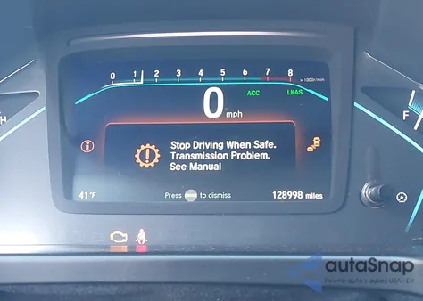 2019 Honda Odyssey Ex z USA, uszkodzony, nr VIN 5FNRL6H50KB018049